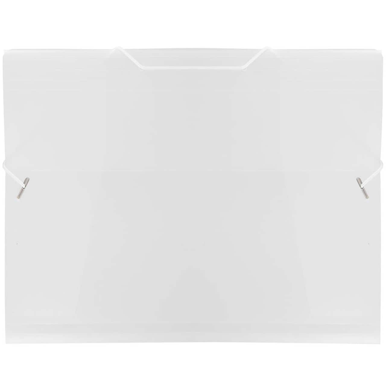 JAM Paper 9.5" x 12.375" Action Case Letter Booklet Plastic Portfolio